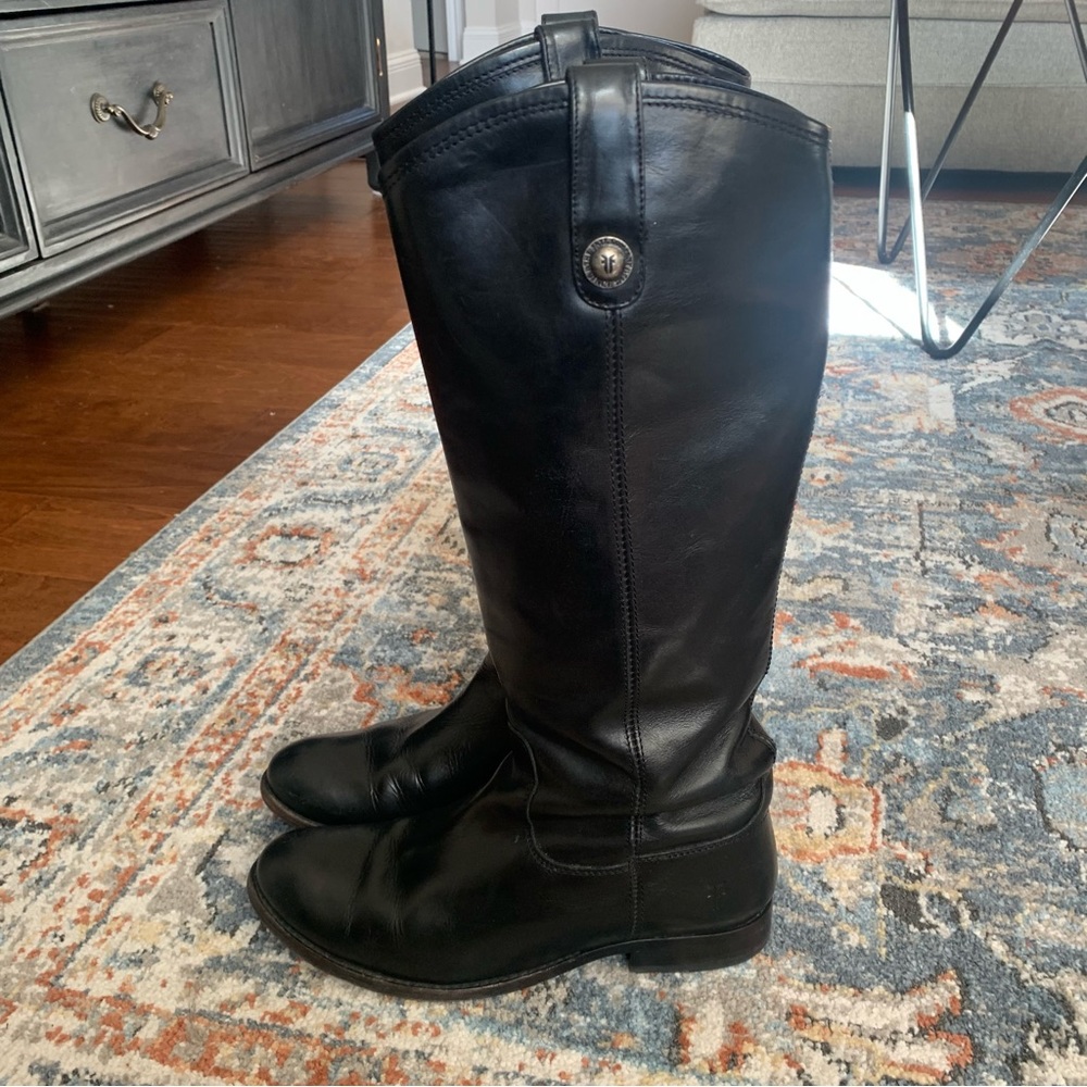 Frye Black Melissa tall boot